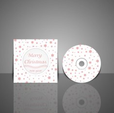 Cd cover design template Vector illustration N3