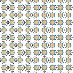 seamless snake motif patterns with dots wavy lines