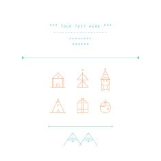 Christmas and New Year's vector pattern