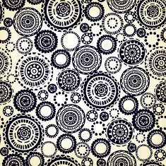 Seamless abstract ornamental vintage black lace