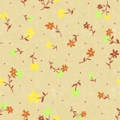 Vivid repeating floral N13