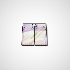 Abstract illustration on shorts N163