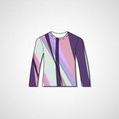 Abstract illustration on sweater N156