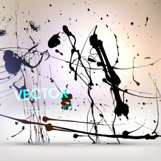 Abstract Ink Blot for Grunge Backgound N181