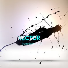 Abstract Ink Blot for Grunge Backgound N185