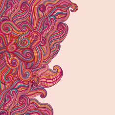Abstract invitation card with wave N4