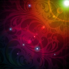 Floral Retro Background for Vintage Design N332