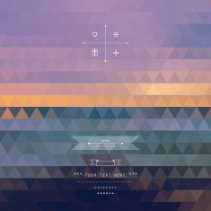 Vector background made of triangles N2