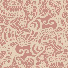 Lace seamless pattern with flowers N160