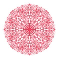 Ornamental round pattern N4