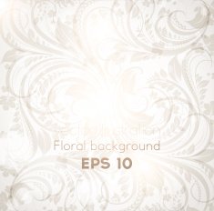 Floral Retro Background for Vintage Design N398