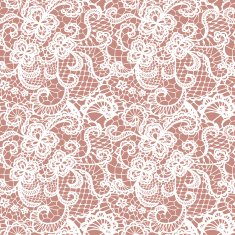 Lace seamless pattern with flowers N168