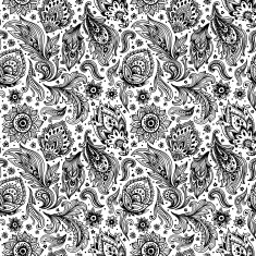 beautiful floral pattern N13