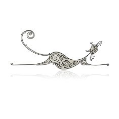 Art cat for your design N4