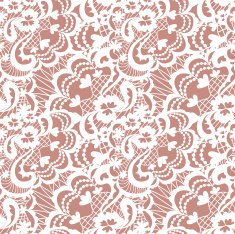Lace seamless pattern with flowers N170