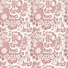 Lace seamless pattern with flowers N171
