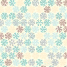 Christmas pattern in light pastel colors