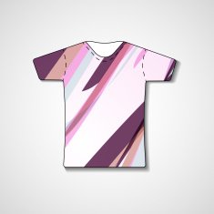 Abstract illustration on t-shirt N148