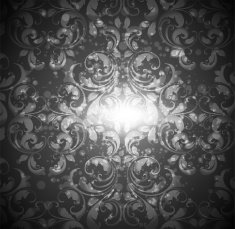 Floral Retro Background for Vintage Design N486