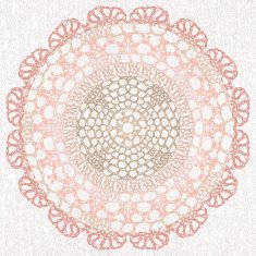 Elegant lacy doily N12