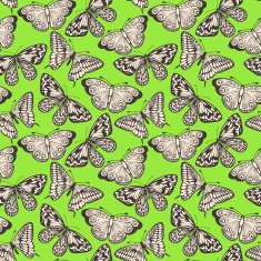 seamless background with butterflies N7
