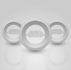 Abstract background of grey circle Template for a text