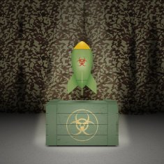 Army background with bio weapon