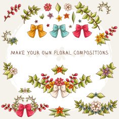 Kit for making floral compositions