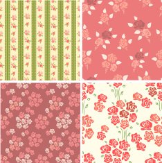 retro backgrounds with roses N5
