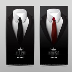 Male clothing suit Exclusive card N2