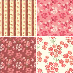 retro backgrounds with roses N6