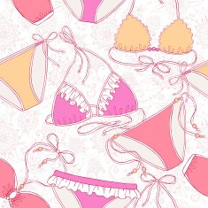 Bikini seamless pattern N2