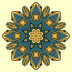 Circle ornament ornamental round lace N9