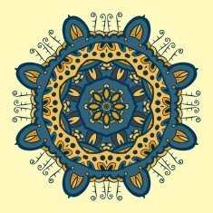 Circle ornament ornamental round lace N10