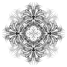 Abstract monochrome pattern N4