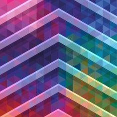 Abstract optic effect colorful polygonal ornamental background triangle pattern N2