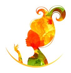 Beautiful autumn woman N2