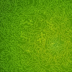 Abstract green pattern with floral background