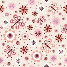 Floral seamless vector abstract background N2
