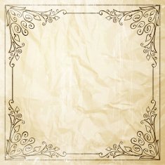 Ornate frame for invitations N2