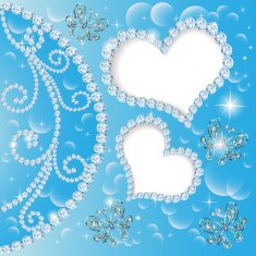 Background with hearts N3