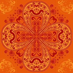 Indian ornamental pattern
