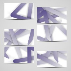 Vector business-card set for your design N106