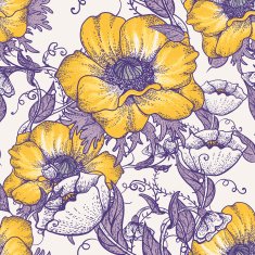 Beautiful seamless floral pattern N7