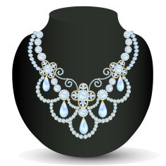 necklace with pearls N2