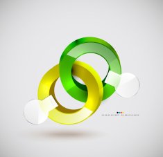 Abstract circles background N4