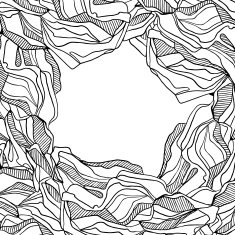 vector abstract frame of lines
