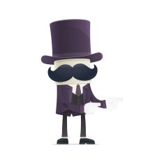 funny cartoon illusionist N18