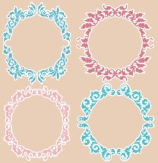 Vintage Floral Frames