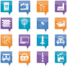 Business and industry icons N12